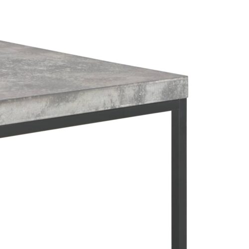 Coffee Table 75x75x38cm Concrete Look - Image 4