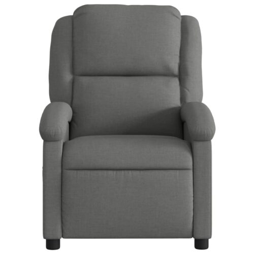 Electric Massage Recliner Chair Dark Grey Fabric - Image 8