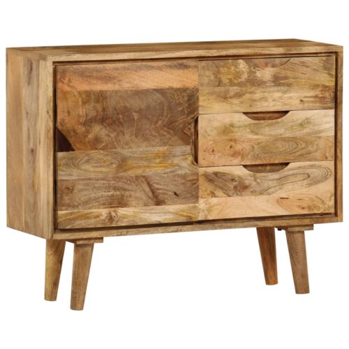 Sideboard Solid Mango Wood 90x30x69cm - Image 3