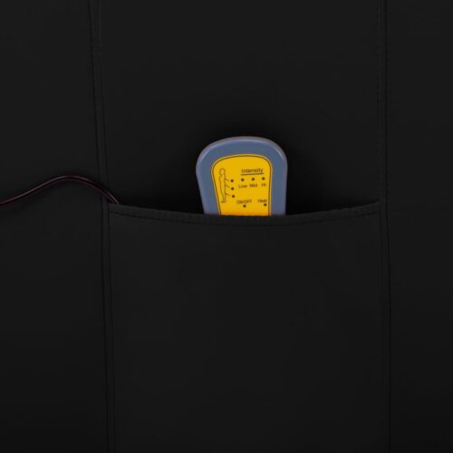 Massage Chair Black Faux Leather - Image 6