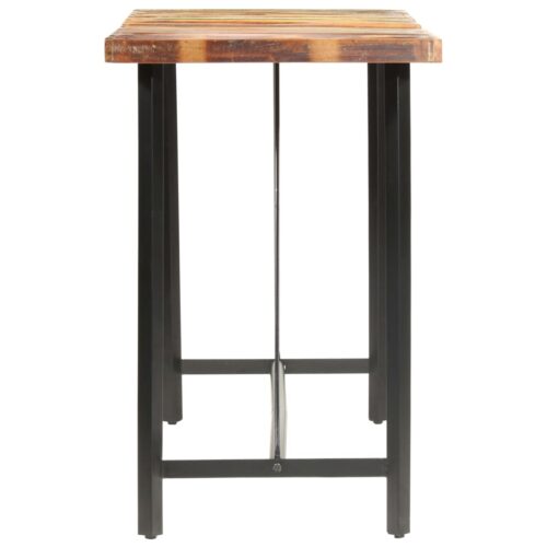 Bar Table 180x70x107cm Solid Reclaimed Wood - Image 3