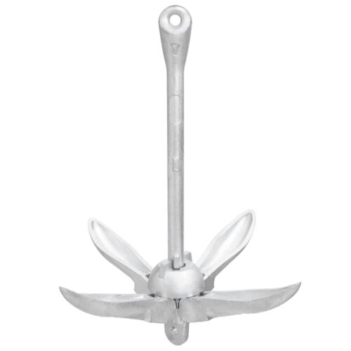 Folding Anchor Silver 2.5 kgmalleable Iron - Image 3