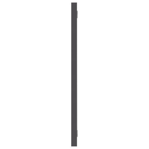 Bathroommirror Grey 60x1.5x37cm Engineered Wood - Image 4
