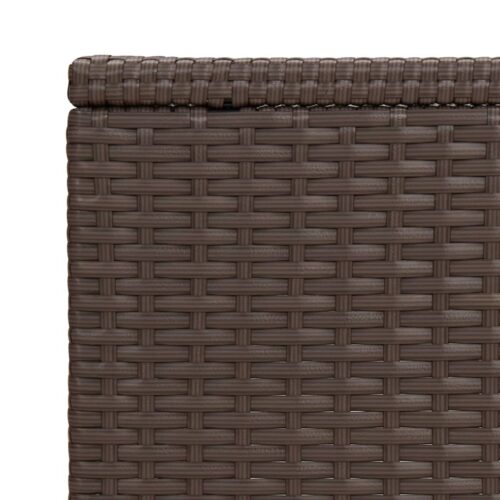 C Table Brown 40x35x60cm Poly Rattan - Image 6