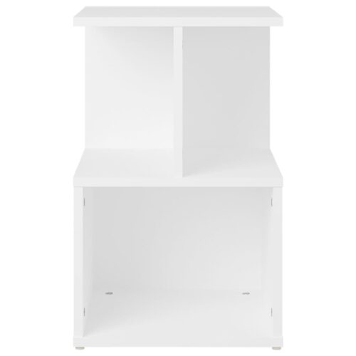 Bedside Cabinet White 35x35x55cm Engineered Wood - Image 4