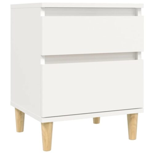 Bedside Cabinet White 40x35x50cm