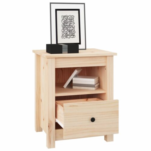 Bedside Cabinets 2pcs 40x35x49cm Solid Wood Pine - Image 3