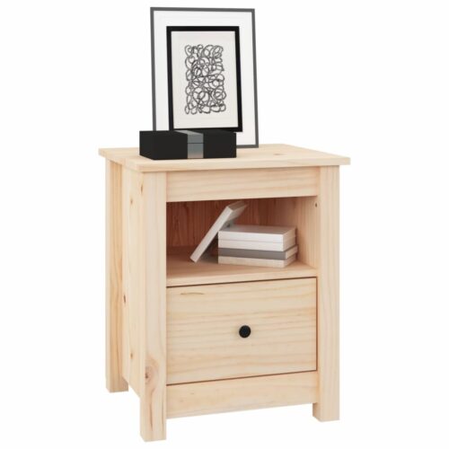 Bedside Cabinets 2pcs 40x35x49cm Solid Wood Pine - Image 4