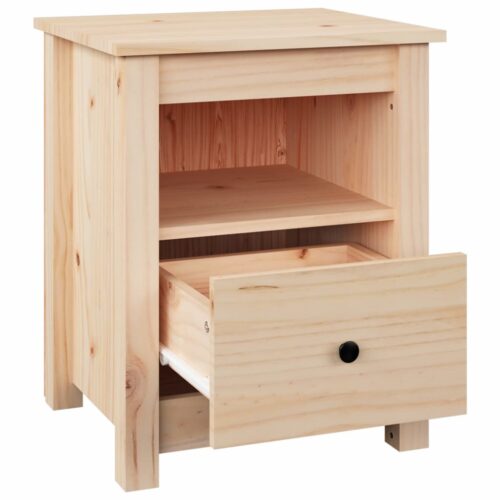 Bedside Cabinets 2pcs 40x35x49cm Solid Wood Pine - Image 7