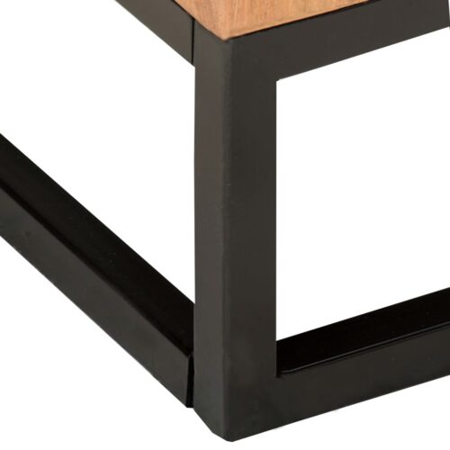 Side Tables 2pcs Solid Acacia Wood - Image 6