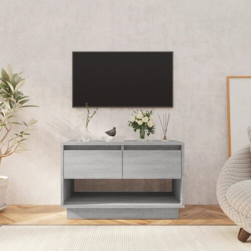 TV Cabinet Grey Sonoma 70x41x44cm Engineered Wood - Image 10
