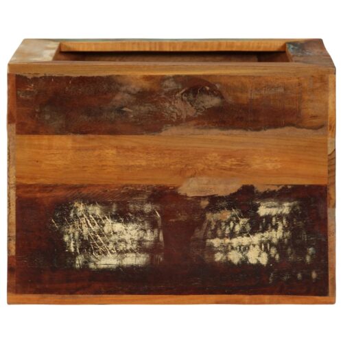 Stool 40x30x40cm Solid Reclaimed Wood - Image 4