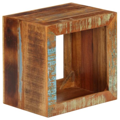 Stool 40x30x40cm Solid Reclaimed Wood - Image 10