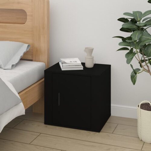Bedside Cabinets 2pcs Black 50x39x47cm - Image 3