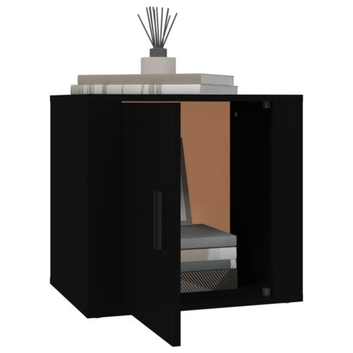 Bedside Cabinets 2pcs Black 50x39x47cm - Image 4