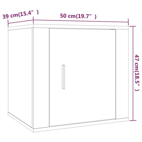 Bedside Cabinets 2pcs Black 50x39x47cm - Image 11