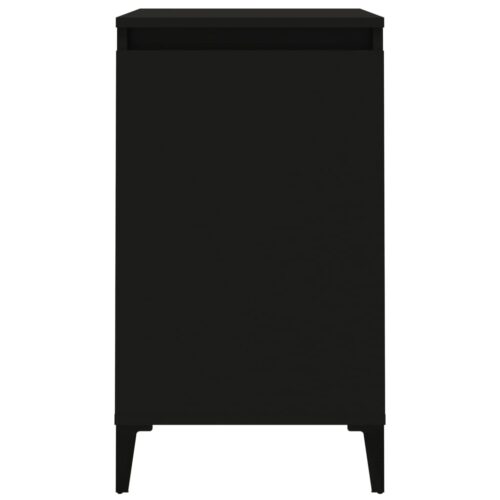 Bedside Cabinets 2pcs Black 40x35x70cm Engineered Wood - Image 9