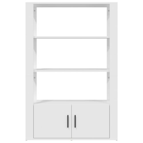 Sideboard White 80x30x119.5cm Engineered Wood - Image 6