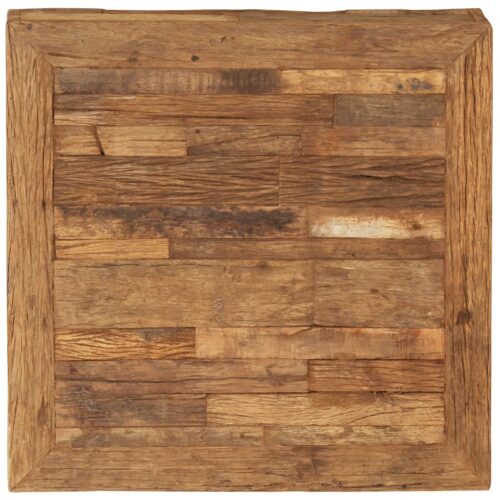 Coffee Table Solid Reclaimed Wood 70x70x30cm - Image 3