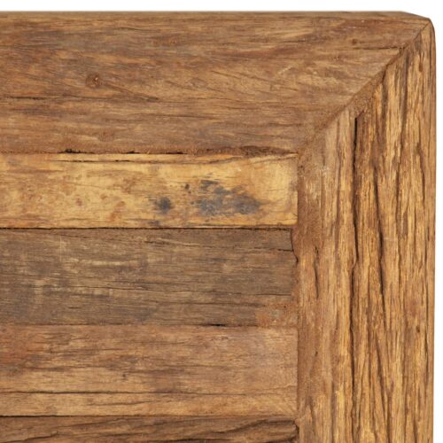 Coffee Table Solid Reclaimed Wood 70x70x30cm - Image 7