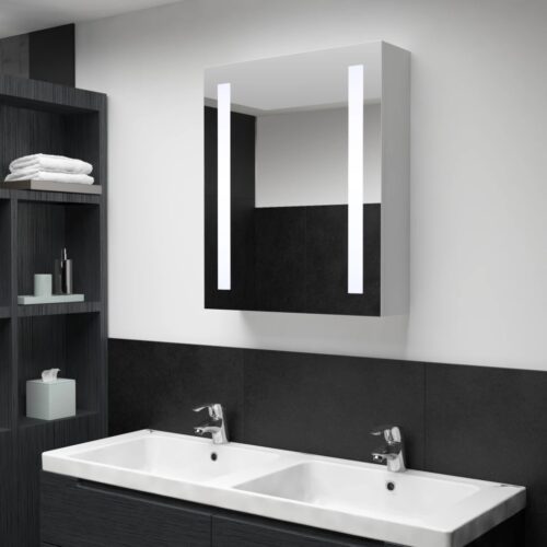 LED Bathroom Mirror Cabinet 50x13x70cm