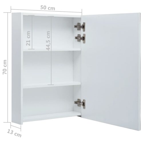 LED Bathroom Mirror Cabinet 50x13x70cm - Image 8