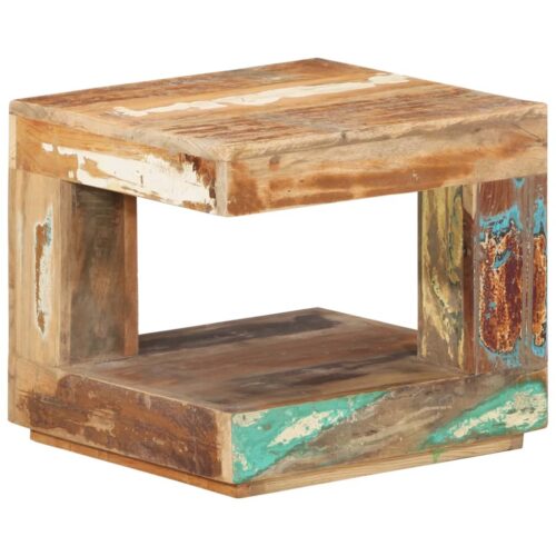 Coffee Table 45x45x40cm Solid Wood Reclaimed - Image 9
