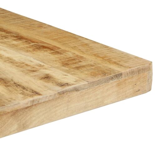 Dining Table 160x80x76cm Rough Mango Wood - Image 4
