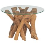 Coffee Table Solid Teak 60cm