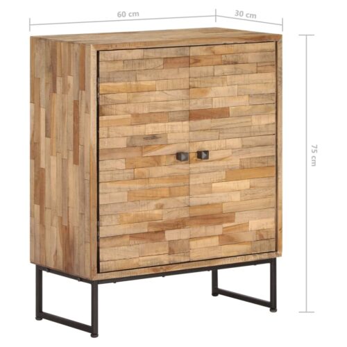 Sideboard Reclaimed Teak Wood 60x30x75cm - Image 9