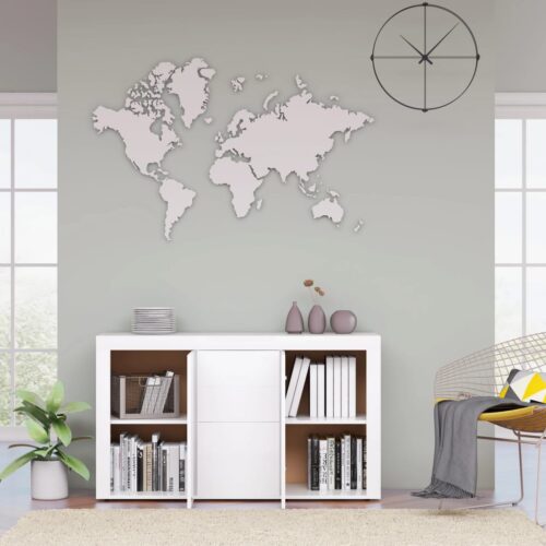 Sideboard High Gloss White 120x36x69cm Engineered Wood - Image 3