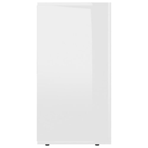 Sideboard High Gloss White 120x36x69cm Engineered Wood - Image 7