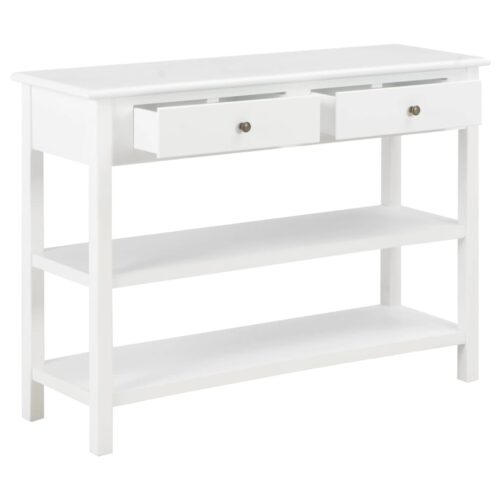 Sideboard White 110x35x80cm MDF - Image 2