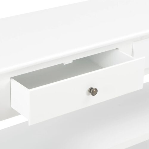 Sideboard White 110x35x80cm MDF - Image 8