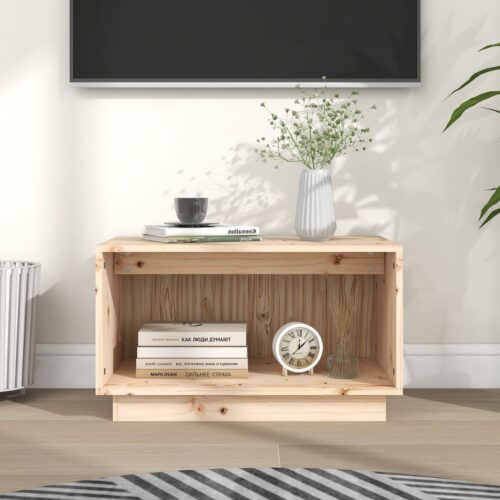 TV Cabinet 60x35x35cm Solid Wood Pine