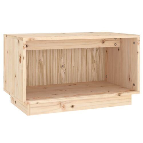 TV Cabinet 60x35x35cm Solid Wood Pine - Image 2