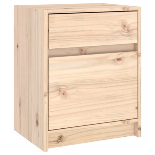 Bedside Cabinet 40x31x50cm Solid Pinewood