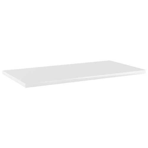 Bookshelf Boards 4pcs High Gloss White 60x30x1.5cm Engineered Wood - Image 2
