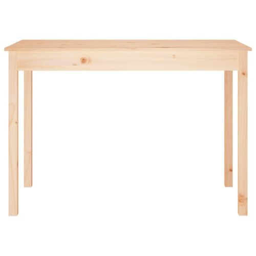 Dining Table 110x55x75cm Solid Wood Pine - Image 3