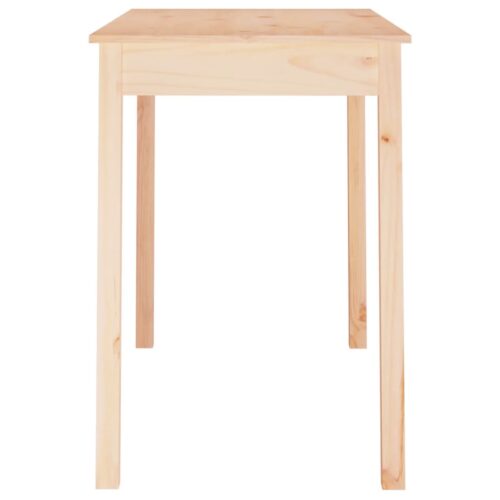 Dining Table 110x55x75cm Solid Wood Pine - Image 4