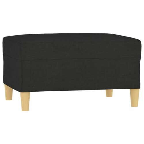 Footstool Black 70x55x41cm Fabric