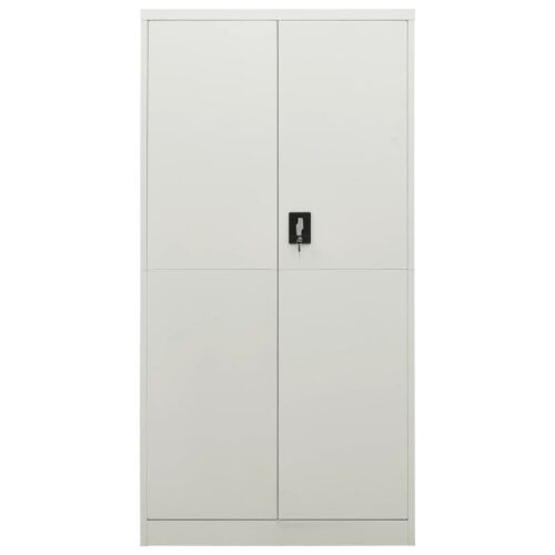 Locker Cabinet Light Grey 90x40x180cm Steel - Image 2