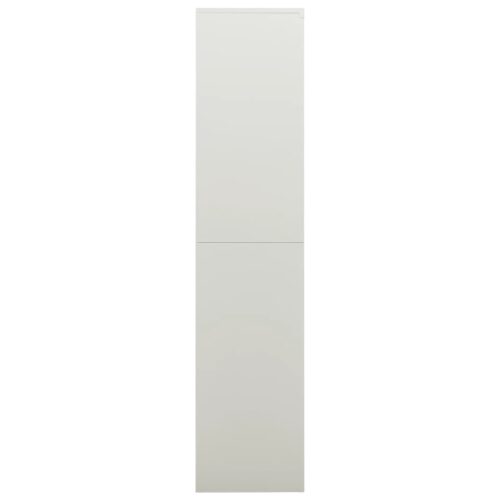 Locker Cabinet Light Grey 90x40x180cm Steel - Image 3