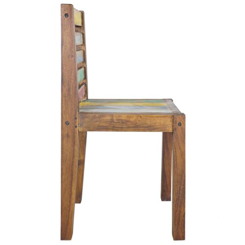 Dining Chairs 4pcs Solid Reclaimed Wood - Image 4