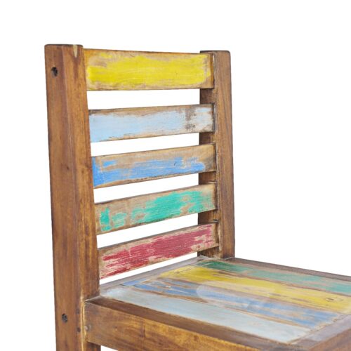 Dining Chairs 4pcs Solid Reclaimed Wood - Image 6
