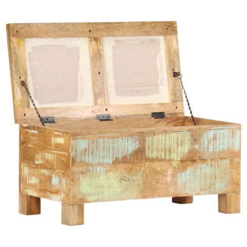 Storage Bench Solid Reclaimed Wood 80x40x40cm - Image 3