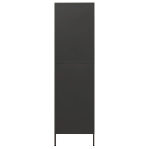 Wardrobe Anthracite 90x50x180cm Steel - Image 4
