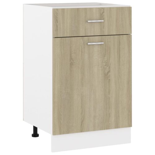Drawer Bottom Cabinet Sonoma Oak 50x46x81.5cm Engineered Wood - Image 11