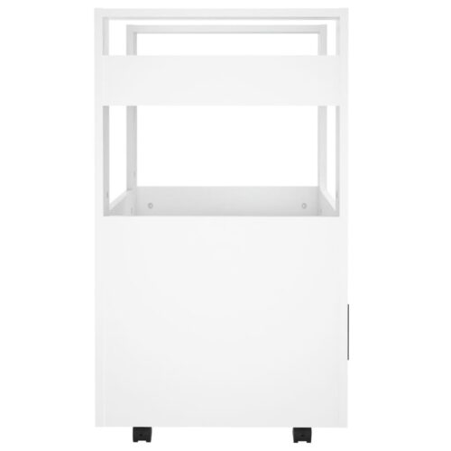 Kitchen Trolley White 60x45x80cm Engineered Wood - Image 7