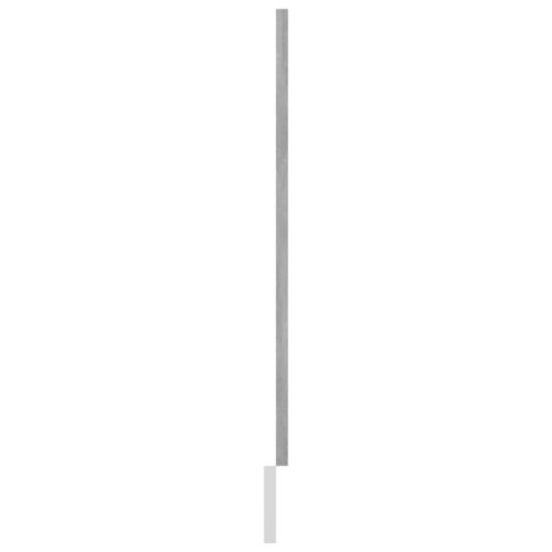 Dishwasher Panel Concrete Grey 59.5x3x67cm Engineered Wood - Image 6